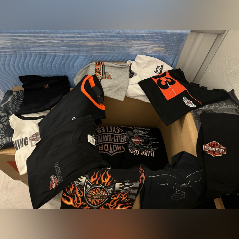 HARLEY DAVIDSON VINSTAGE TEES🏍️🖤🧡